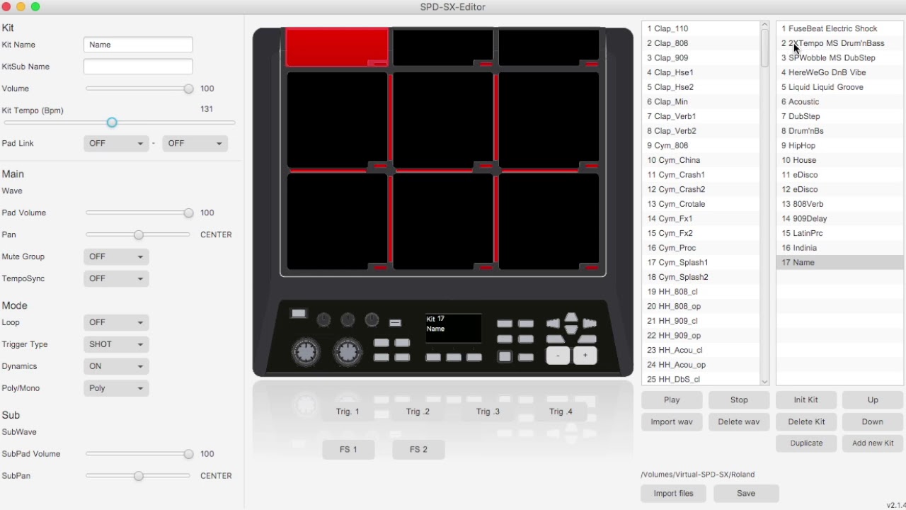 Roland spd-s free driver download (official for mac